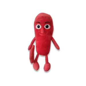 Tung Tung Tung Sahur Plush - Red